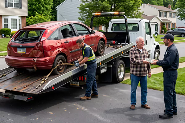 Salvage Car Pick Up in New York, NY