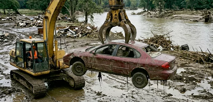 Flood Damaged Junk Car Pick Up for Cash in New York 